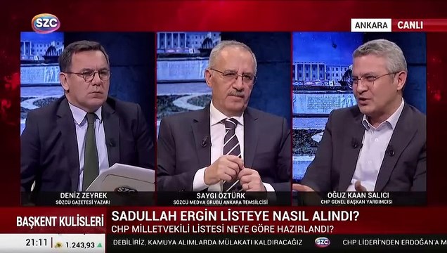 CHP’li Salıcı, Sadullah Ergin eleştirilerine SÖZCÜ TV’de yanıt verdi