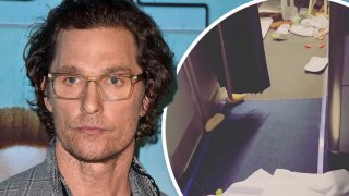 'My tray table held me down': Matthew McConaughey reveals he wasn't wearing a seatbelt when Lufthansa flight dropped over 4,000 FEET amid wild turbulence and injured seven