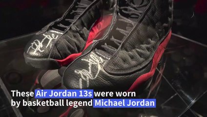 Michael Jordan's sneakers set record price at auction