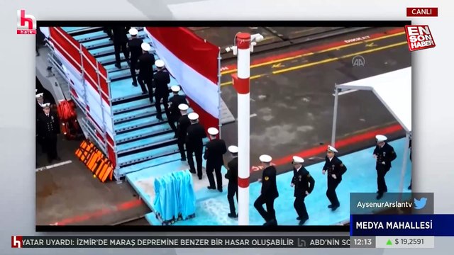 Halk TV'de Ayşenur Arslan'dan TCG Anadolu hazımsızlığı: F-35'e kafa mı tutacak