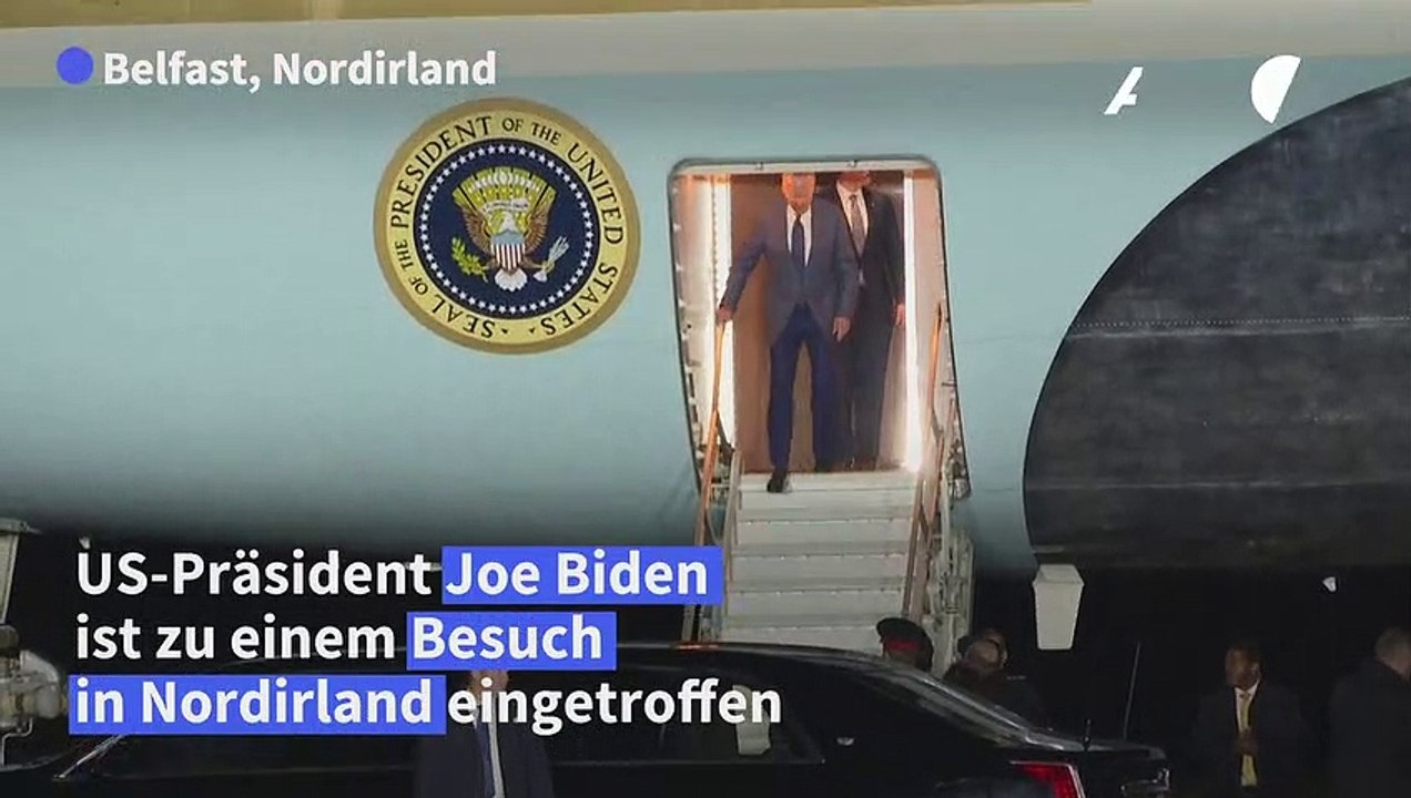 Biden zu Besuch in Nordirland eingetroffen