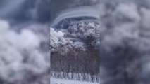 Rusya’da deprem ve yanardağ patlaması sonrası kül yağdı