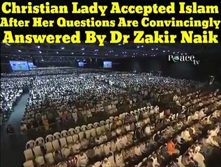 Christian Lady Accepted Islam After Her Questions Are Convincingly Answered.
