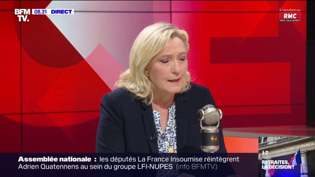 Marine Le Pen: Il n'y a rien qui marche, tous les indicateurs sont au rouge