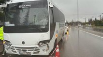 Kocaeli’de işçi servisi kaza yaptı: 6 yaralı