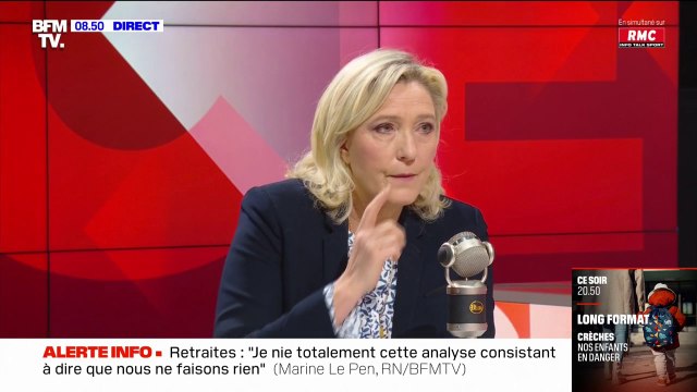 Elle est d'un manque d'ambition total mais je vais la voter : Marine Le Pen sur la proposition de loi Bien vieillir