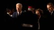 Rishi Sunak greets Joe Biden as US president lands in Northern Ireland