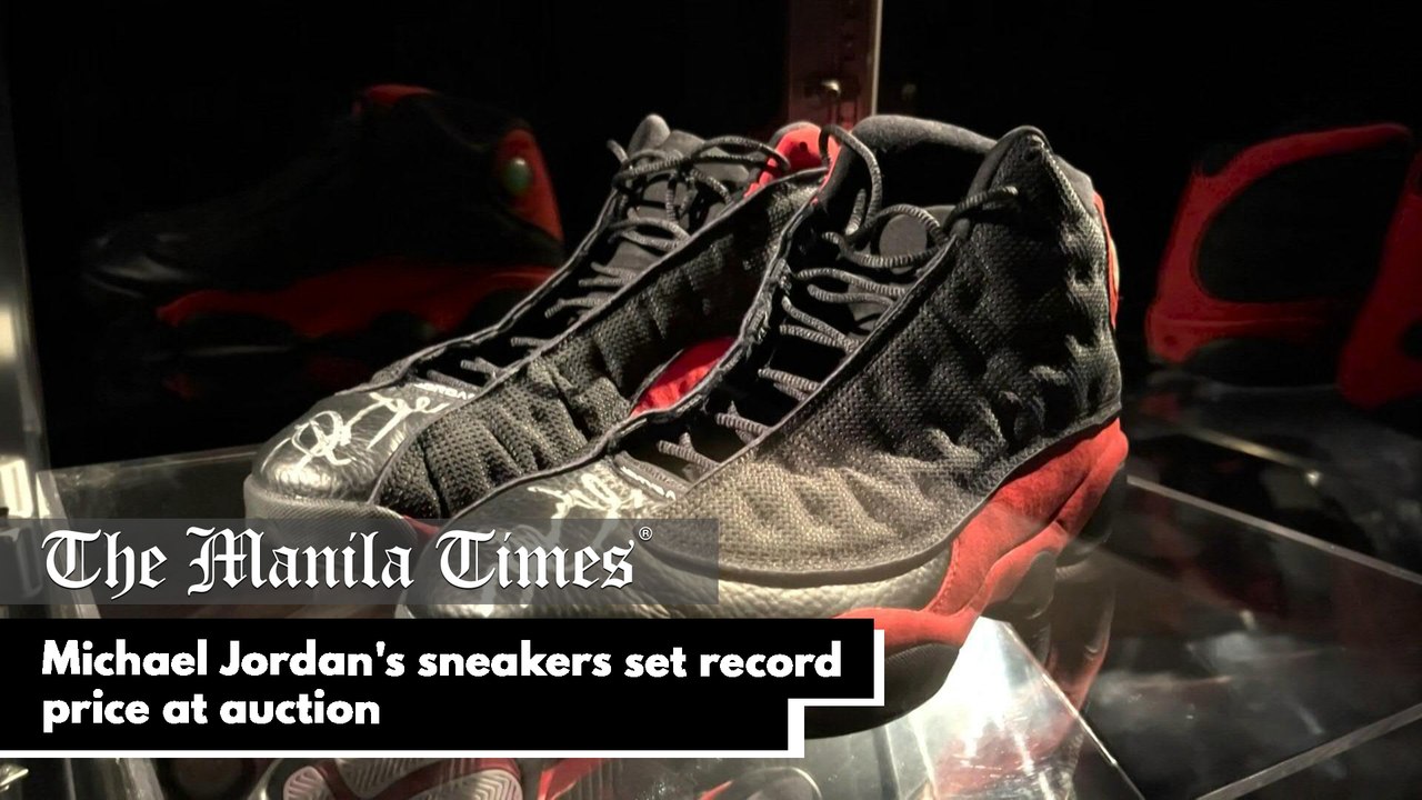 Michael Jordan's sneakers set record price at auction