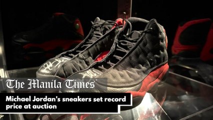 Michael Jordan's sneakers set record price at auction