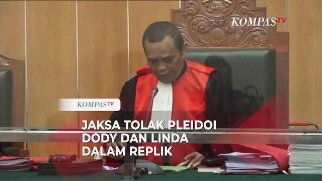 [FULL] Jaksa Tolak Pleidoi Dody dan Linda Kasus Narkoba Teddy Minahasa dalam Replik