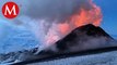 Volcán expulsa grandes nubes de ceniza en costa Kamchatka al este de Moscú