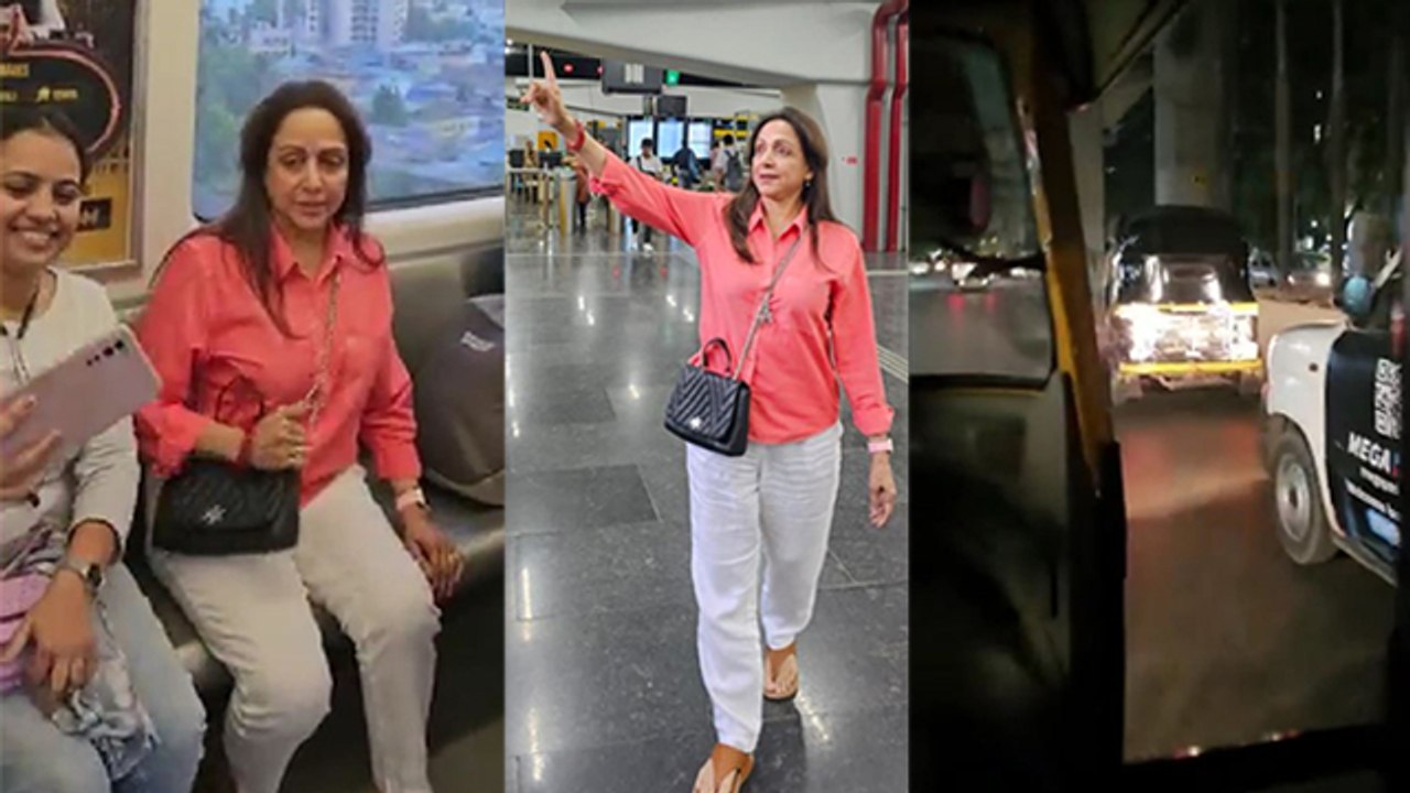 Hema Malini Luxury Car छोड़ Mumbai Traffic में Auto Rickshaw से Travel Video Viral | Boldsky