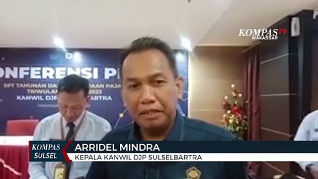 DJP Sulselbartra Catat Penerimaan Pajak 3,67 Triliun Triwulan Pertama 2023