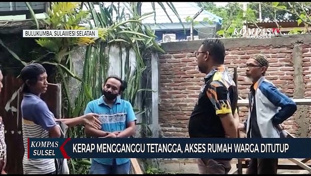 Kerap Mengganggu Tetangga, Akses Rumah Warga Ditutup