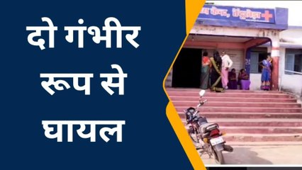 नरसिंहपुर: तेज रफ्तार बाइक गाय से टकराई दो लोग गंभीर घायल ,उपचार जारी