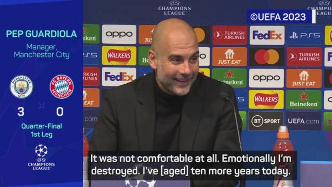 Man City open up three-goal lead on Bayern