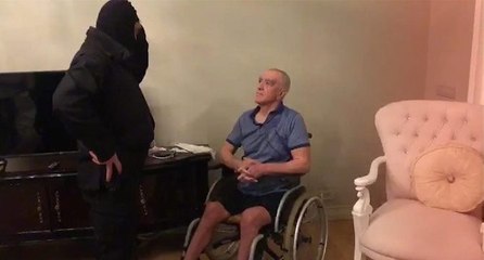 Suç örgütü lideri Ürfi Çetinkaya'nın yakalanma anı görüntüleri ortaya çıktı