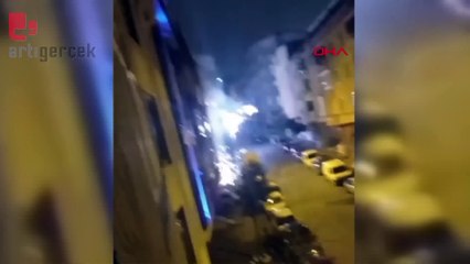 Sultangazi'de elektrik hattındaki patlamalar korkuttu