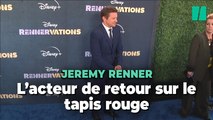 Jeremy Renner de nouveau sur un tapis rouge après son grave accident
