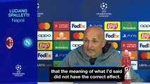 Spalletti speaks to misconceptions regarding Guardiola spat