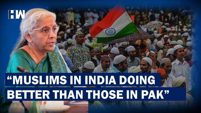 Muslims In India Doing Better Than Those In Pakistan : FM Nirmala Sitharaman Defends Govt| BJP