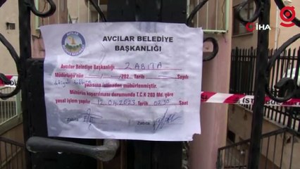 Avcılar’da merdivenleri çöken bina mühürlendi