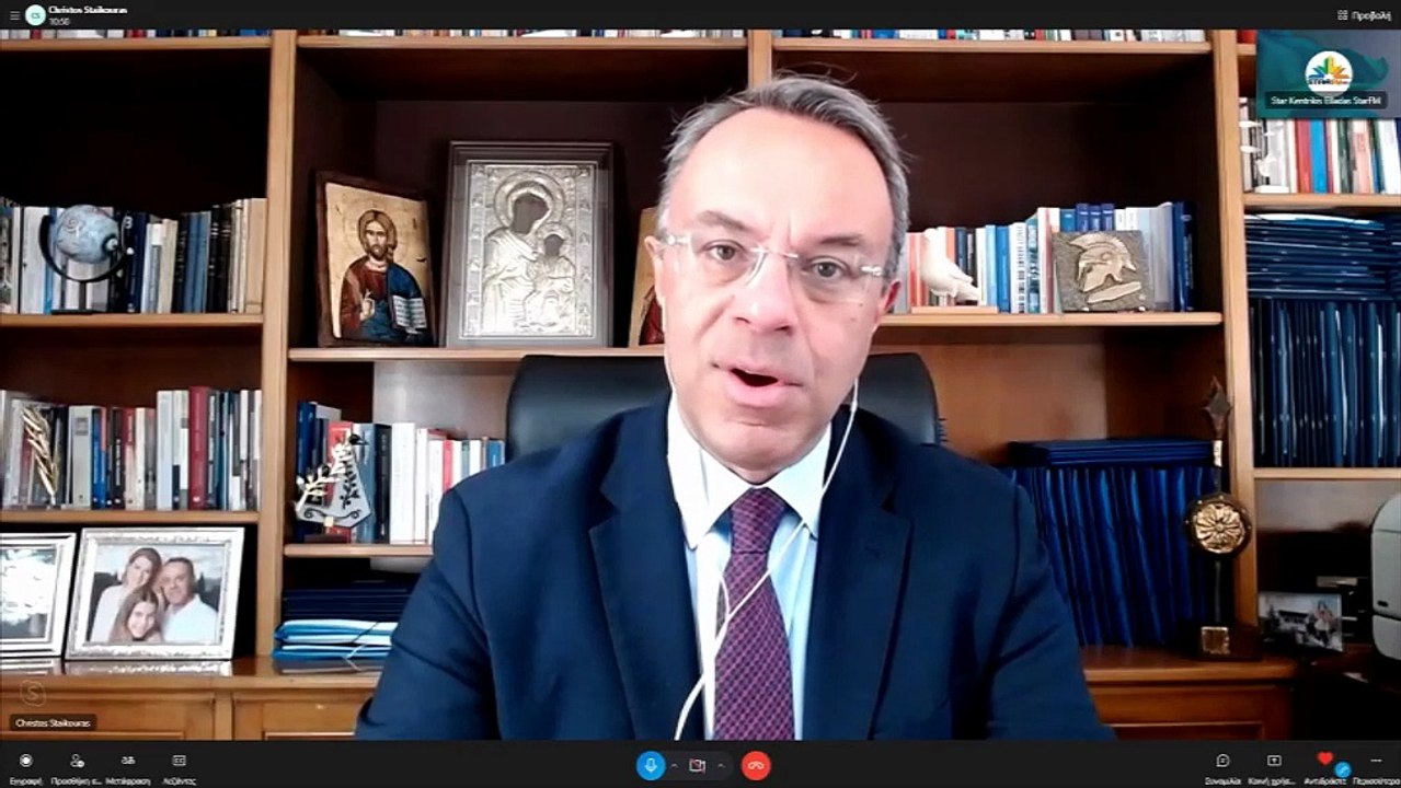 Σταϊκούρας για το πλαφόν στα επιτόκια των στεγαστικών δανείων, τα μηνύματα από ΔΝΤ για την ανθεκτικότητα της ελληνικής οικονομίας και  τα διλήμματα των εκλογών