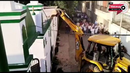 #NewDelhi: Portion of decades old #mosque was #demolished |#Voiceupmedia