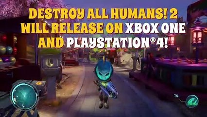 Destroy All Humans! 2 - Reprobed Single Player   Announcement Trailer