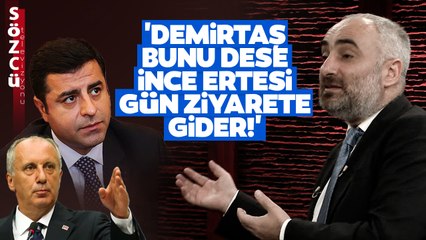 Télécharger la video: 'Demirtaş Bunu Dese İnce Ertesi Gün Ziyarete Gider!' İsmail Saymaz İnce'ye 2018'i Hatırlattı