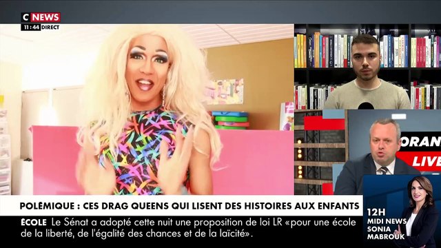 EXCLU - Polémique: L'influenceur Yohan Pawer explique dans Morandini Live pourquoi il s'oppose aux drag queens dans les écoles et perturbe leurs prestations - Regardez