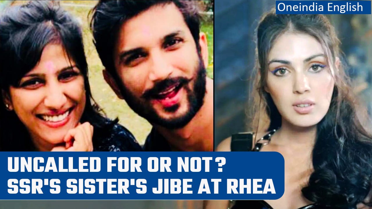 How did SSR’s sister react to Rhea Chakraborty’s appearance on MTV ...