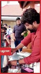 അഖിൽ മാരാർക്ക് കോഴിക്കോടൻ ചായ അടിച്ചു ജോജു ജോർജ് | Joju George making Tea for Akhil Marar