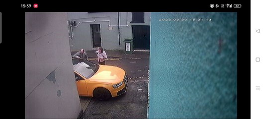 Steven Cardale claims this car travelled the wrong way down Vulcan Street with the wing mirror clipping him