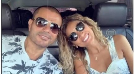 هل حضر عمرو دياب عزاء والد دينا الشربيني؟