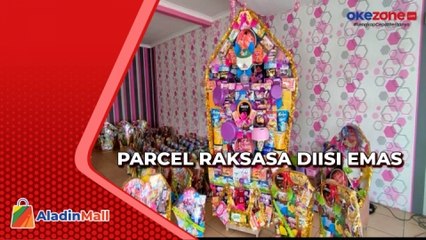 Wow! Parsel Raksasa di Sukabumi, Bisa Mencapai 5 Meter dengan Diisi Emas Batangan