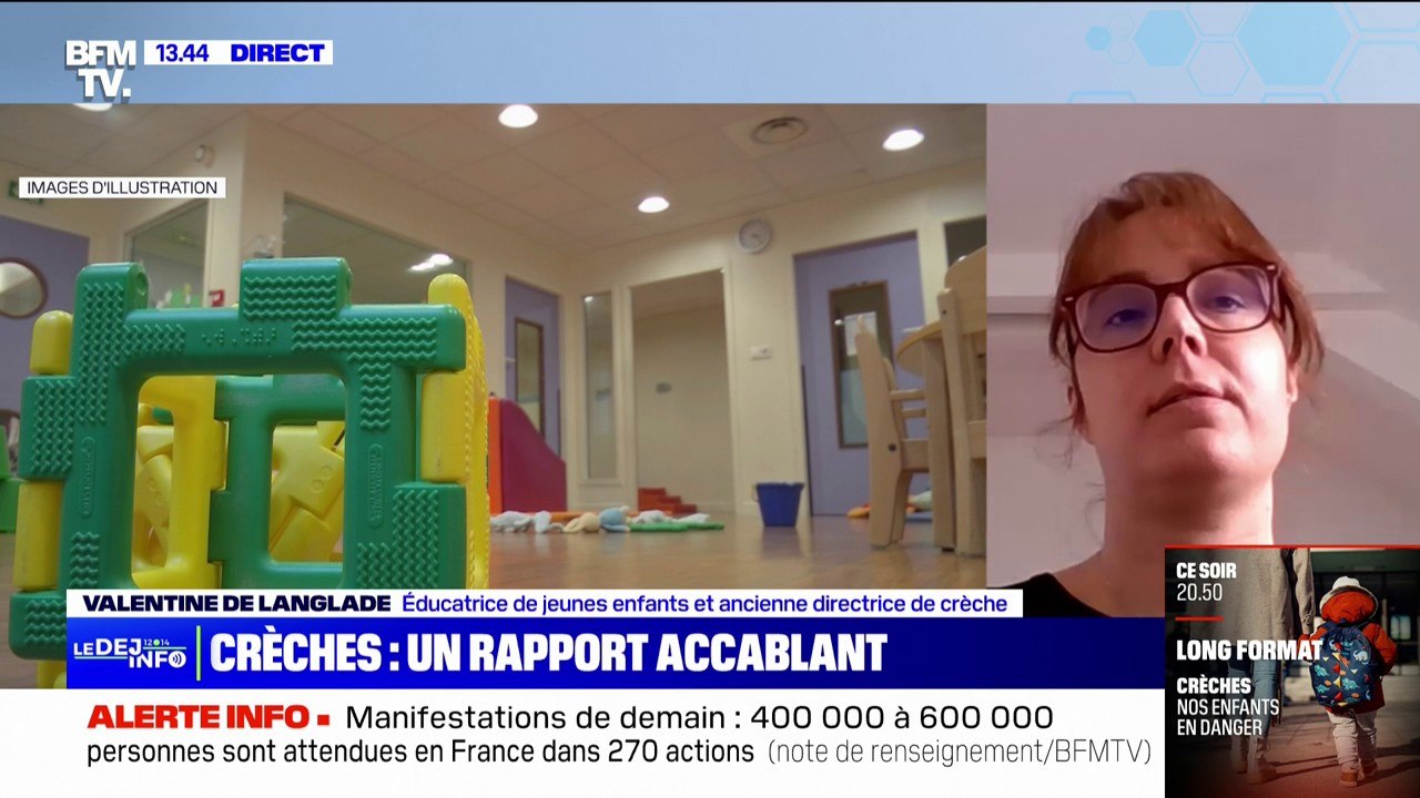 Crèches: "Les profils expérimentés ne sont pas intéressés par des postes payés au Smic", constate Valentine de Langlade, éducatrice de jeunes enfants