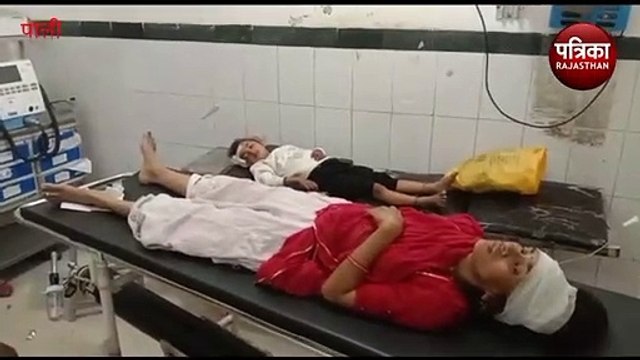 VIDEO : हाइवे पर बाइक का टायर फटा, बच्ची सहित तीन घायल