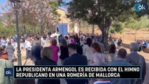 La presidenta Armengol es recibida con el himno republicano en una romería de Mallorca