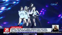 Aespa, The Boyz, at Girls' Generation Taeyeon, all-out ang performances sa K-verse Concert | 24 Oras