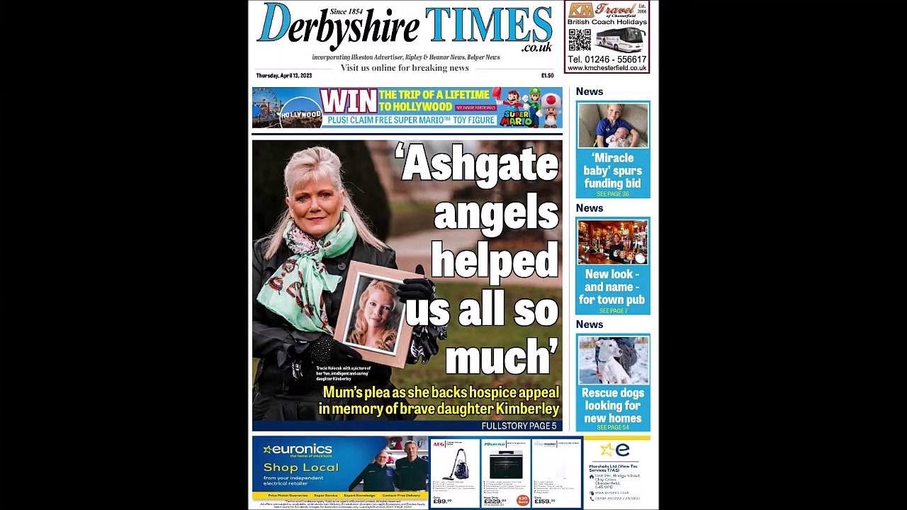 Inside this weeks Derbyshire Times 12th April