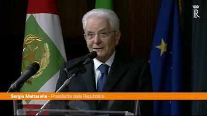 Mattarella "La pace tra i popoli va costantemente difesa"
