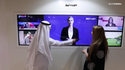 شاهد: "فضة" مذيعة افتراضية في الكويت