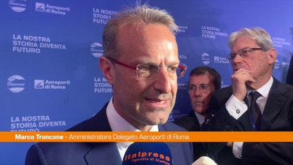 Aeroporto Fiumicino, Troncone "Nuova tappa del piano di investimenti"