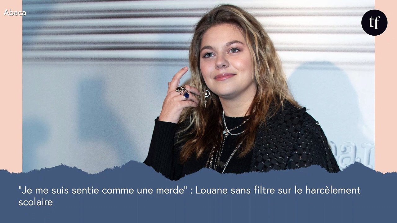 "Je me suis sentie comme une merde, je souffre encore" : Louane sans filtre sur le harcèlement scolaire