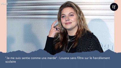 "Je me suis sentie comme une merde, je souffre encore" : Louane sans filtre sur le harcèlement scolaire