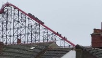 The Big One at Blackpool Pleasure Beach - Guests escorted off ride due to strong winds