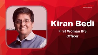 Kiran Bedi: The Inspiring Journey of India's First Woman IPS Officer and Public Servant