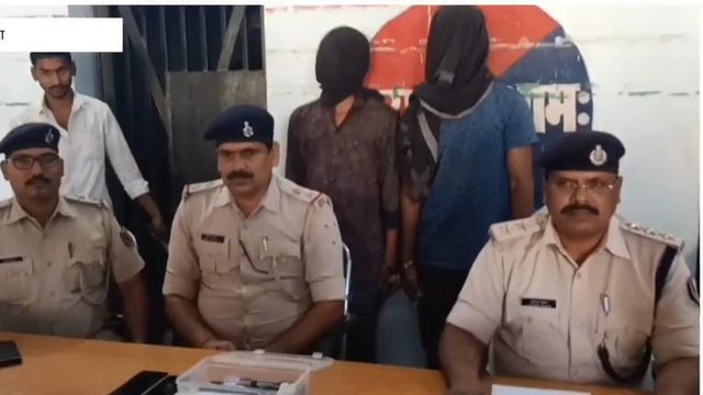 नवादा: अपराध की योजना को अंजाम देने जा रहे 2 अपराधी हथियार के साथ गिरफ्तार