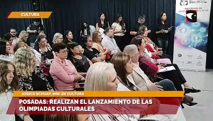 Posadas: realizan el lanzamiento de las Olimpiadas Culturales